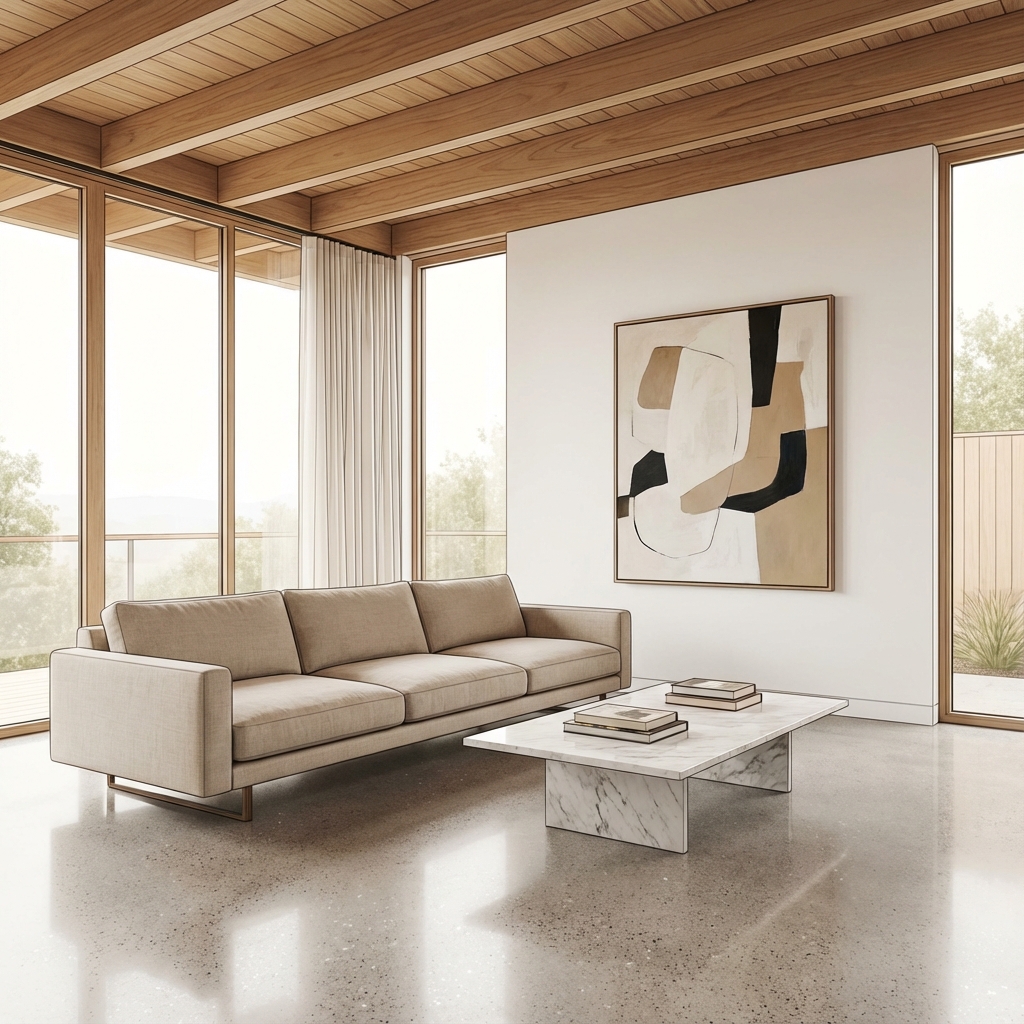 تنظيف غرف معيشة